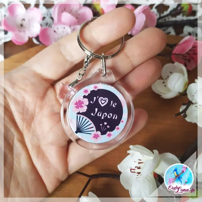 J'aime le Japon Porte-clefs – Image 3