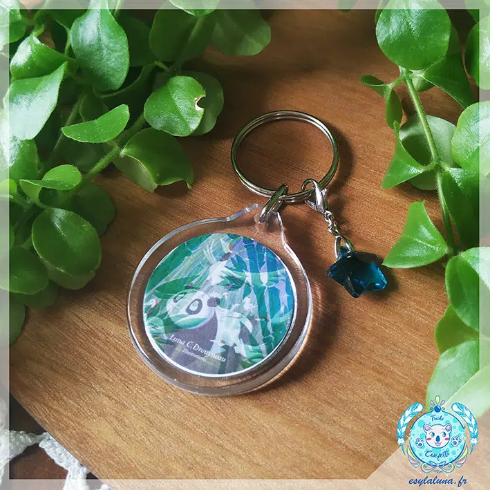 Panda et Tsuru la Balade Porte-clefs – Image 3