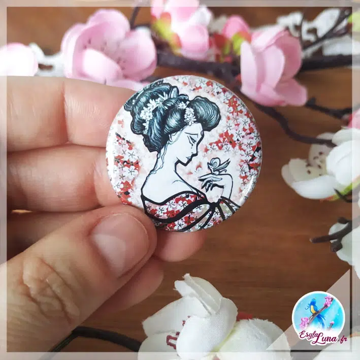 Geisha Lot Badges Japon – Image 9