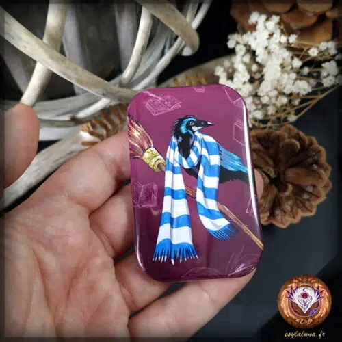 Corbeau intello Magnets – Magnet Rectangle