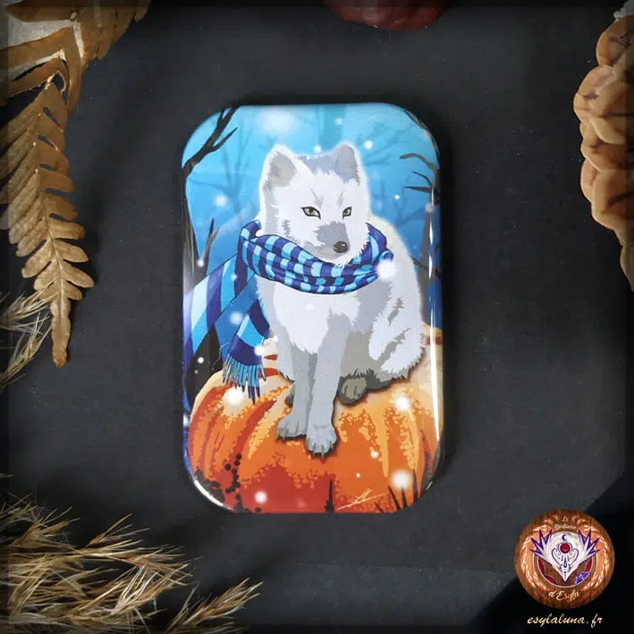 Renard d'hiver Magnets