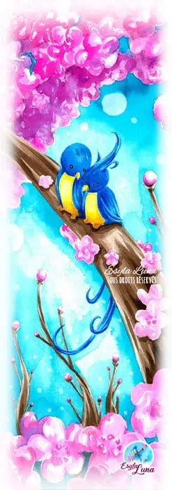 Lien éternel Oiseaux Bleus