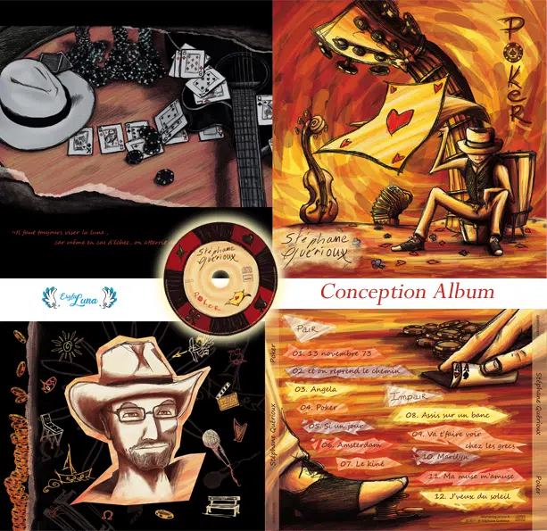 Commande Graphisme Pochette d'album CD | Esyla Luna