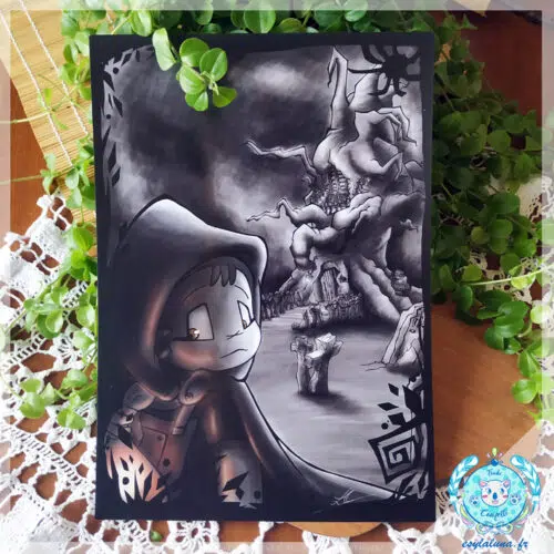 Syla et l’arbre maison Print