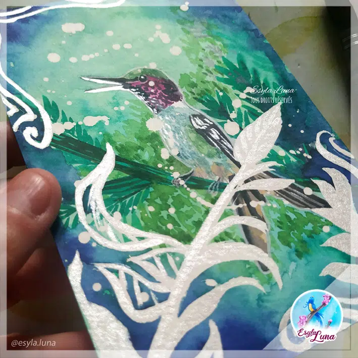 Voix, aquarelle colibri – Image 3