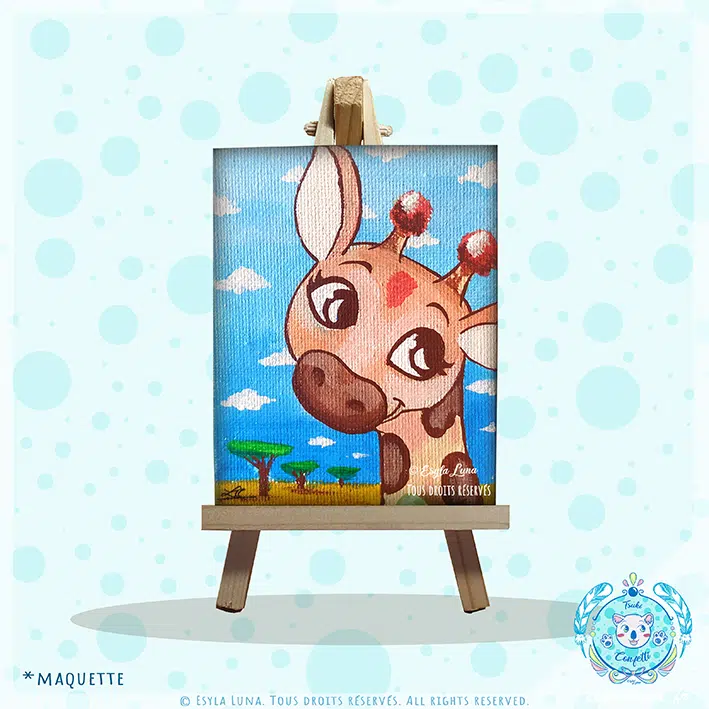 Tit-Girafe toile – Image 4