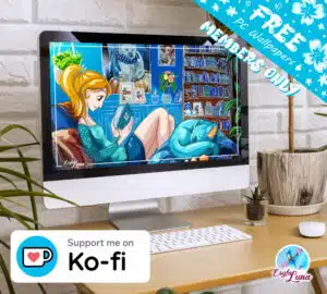 Lire la suite à propos de l’article Ko-Fi de juillet : fond d&rsquo;écran pour ton PC