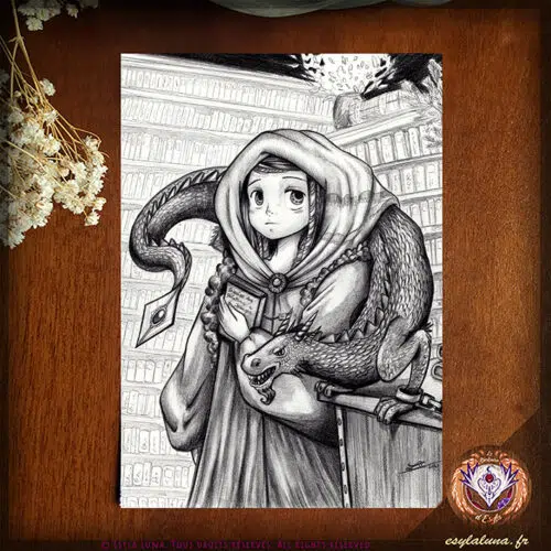 Lyséa et Dragon Print