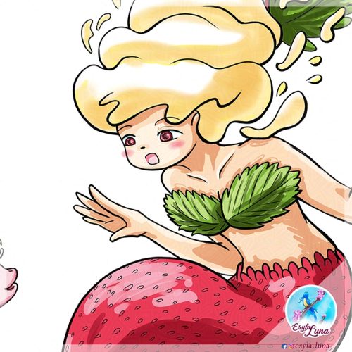 Sirène à la fraise