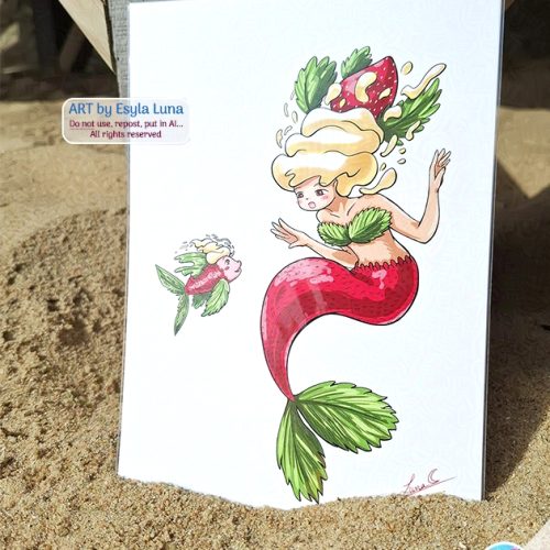 Sirène à la fraise