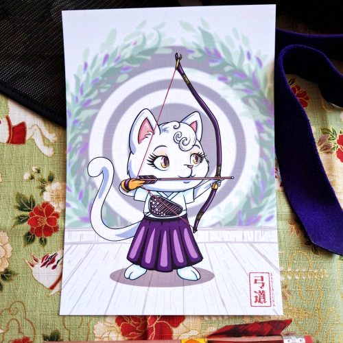 Kyudo Neko Chat Fille ou Garçon