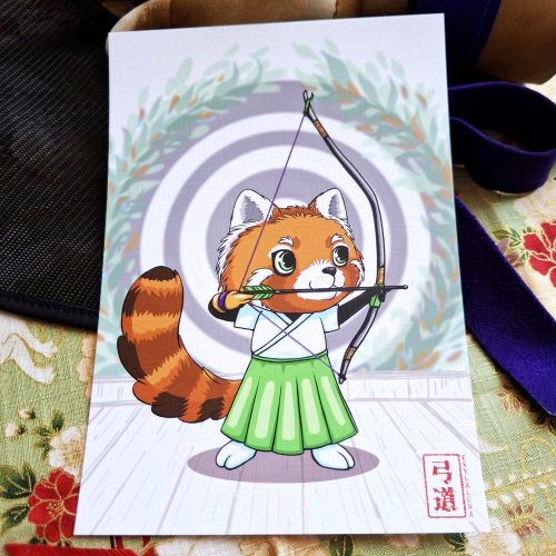 Kyudo Panda roux fille ou garçon